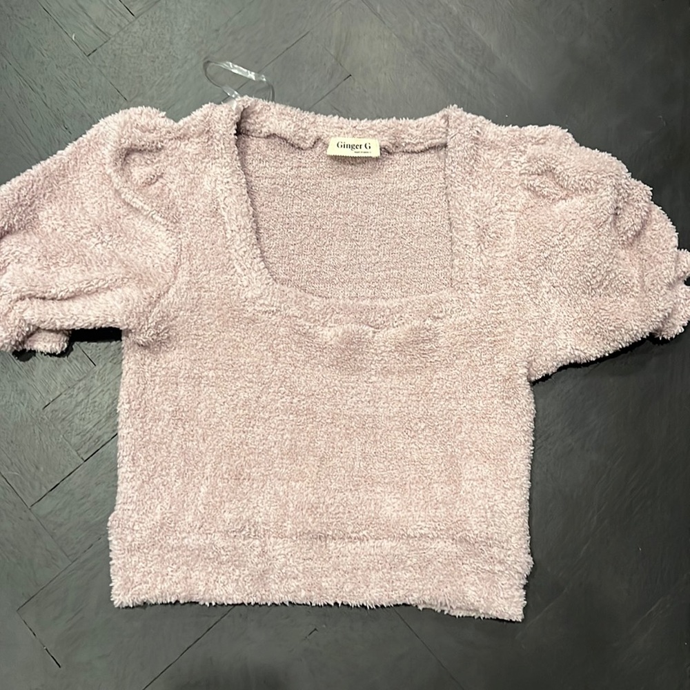 Ginger G extremely soft crop sweater
